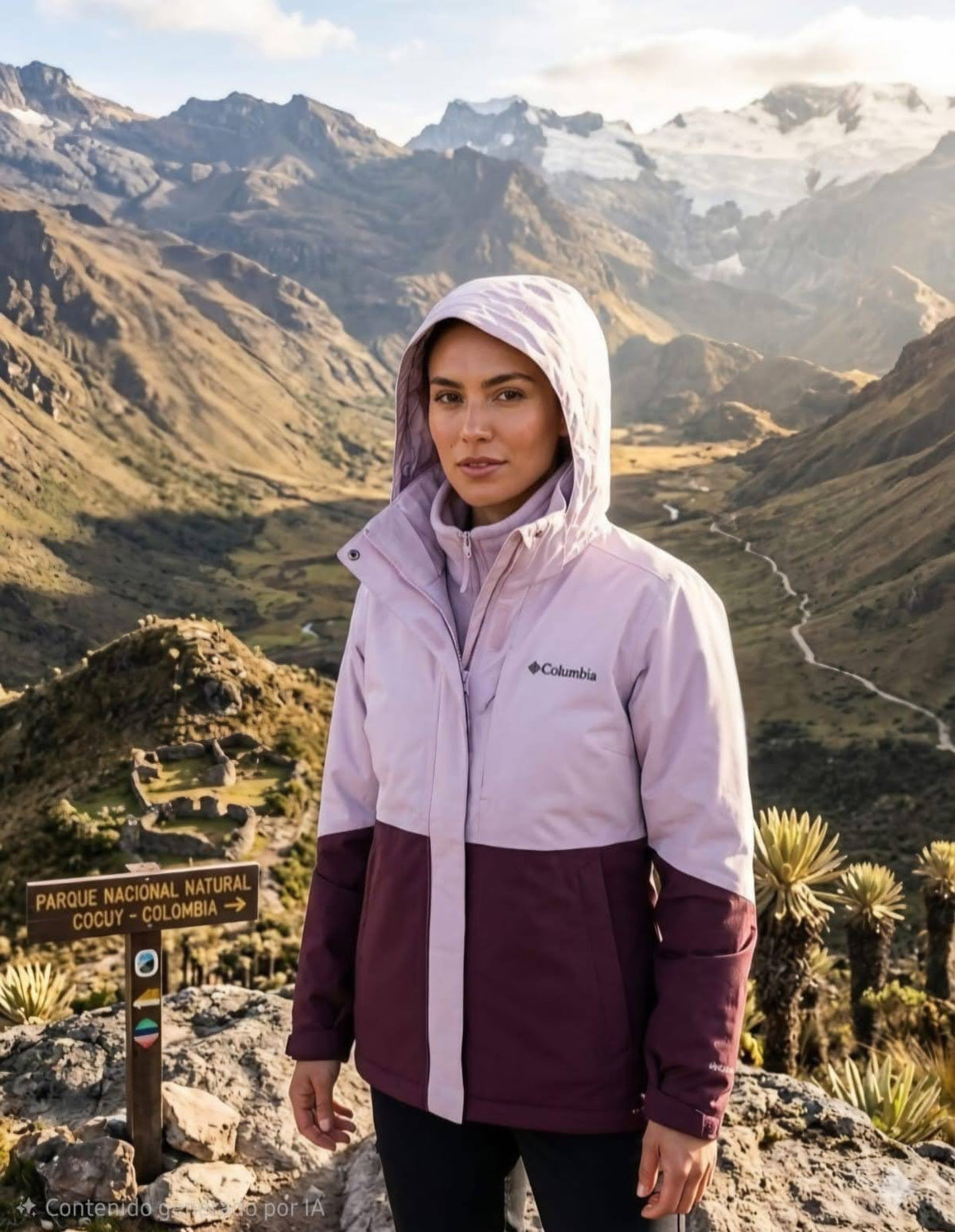 Cortaviento COL Mujer 2 en 1