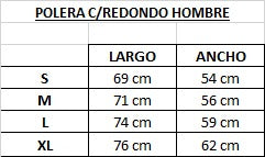 Polera TH Hombre Cuello Redondo Mostaza