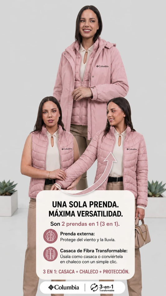 Casaca COL Mujer 3 en 1