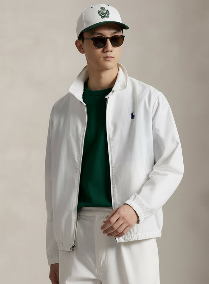 Casaca RL Hombre Impermeable Importado Blanco