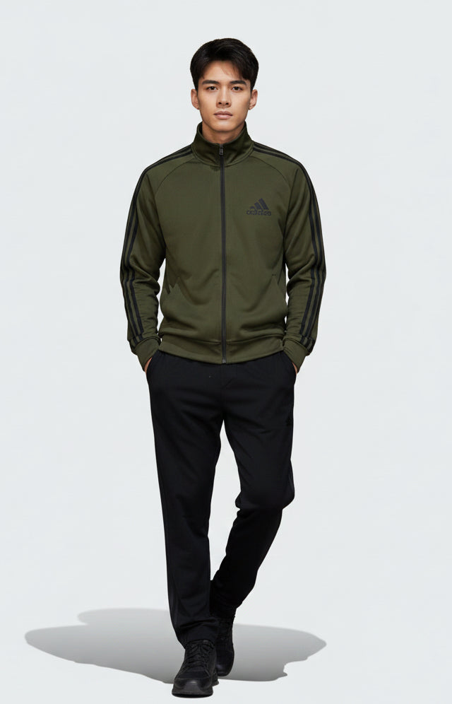 Conjunto Adidas Hombre Verde con Negro