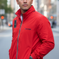Cortaviento TH Hombre con Capucha Impermeable Rojo