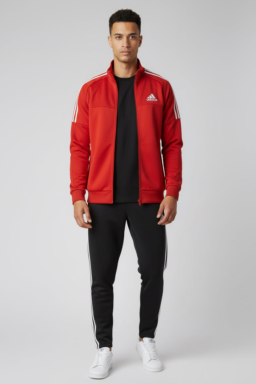Conjunto Adidas Hombre Rojo con Negro
