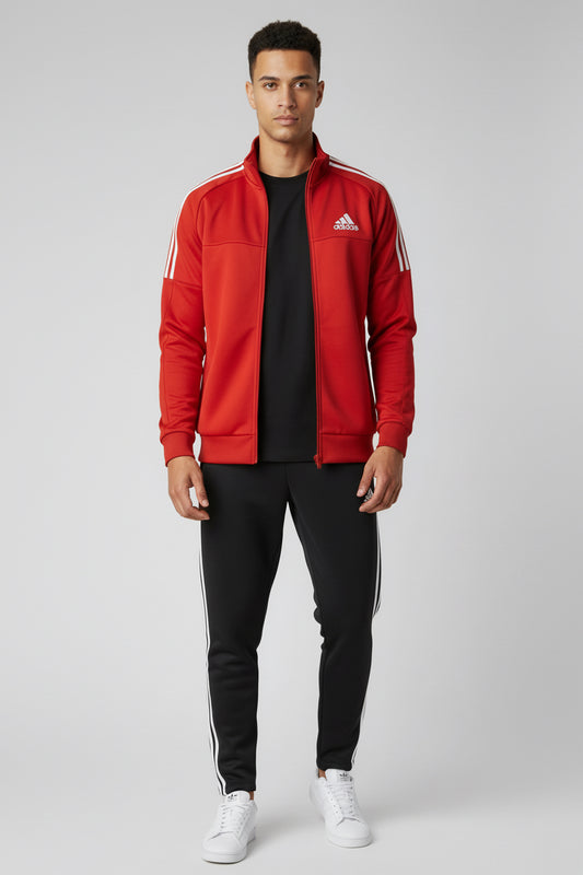 Conjunto Adidas Hombre Rojo con Negro