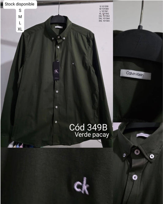 Camisa CK Hombre Manga Larga