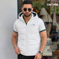 Chaleco TNF Hombre con Capucha Blanco