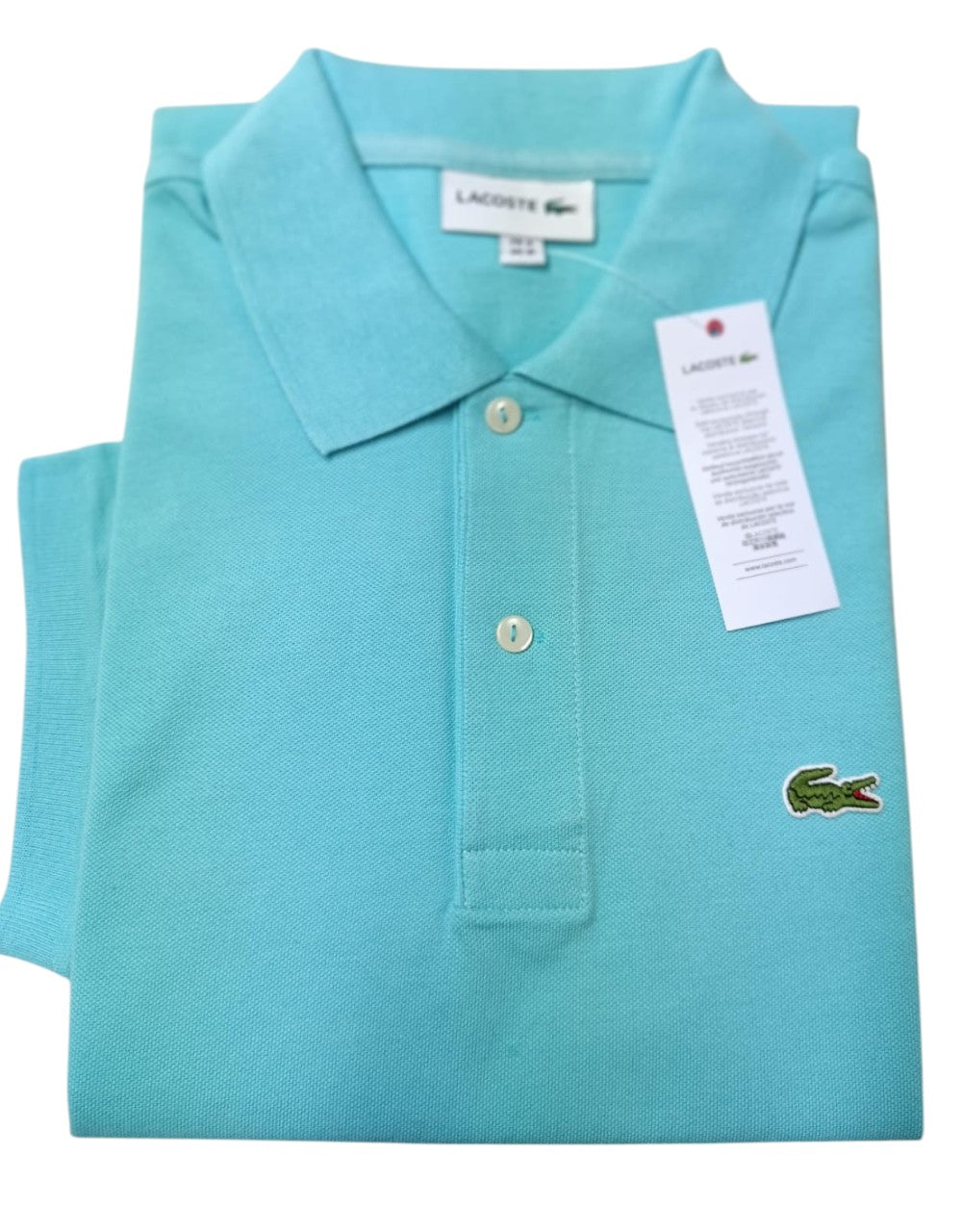 Camisero LCST Hombre Manga Corta Verde Agua