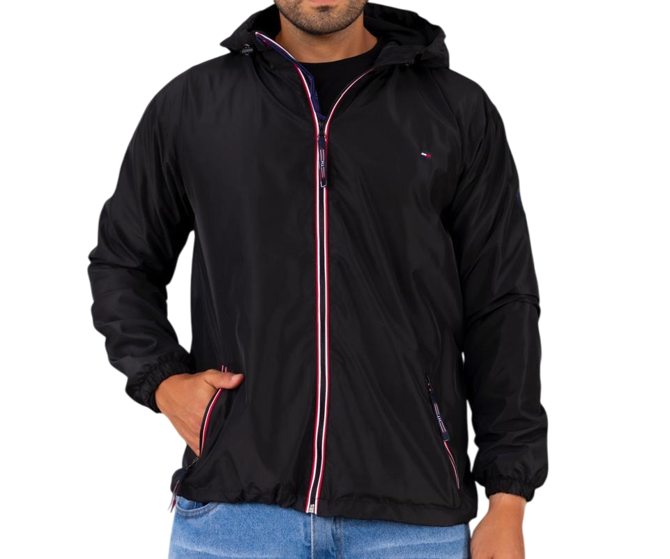 Casaca TH Hombre con Capucha Impermeable