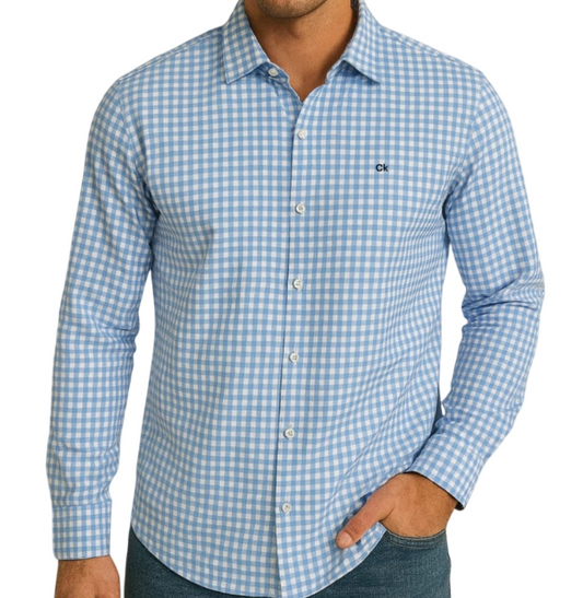 Camisa CK Hombre Algodón Pima
