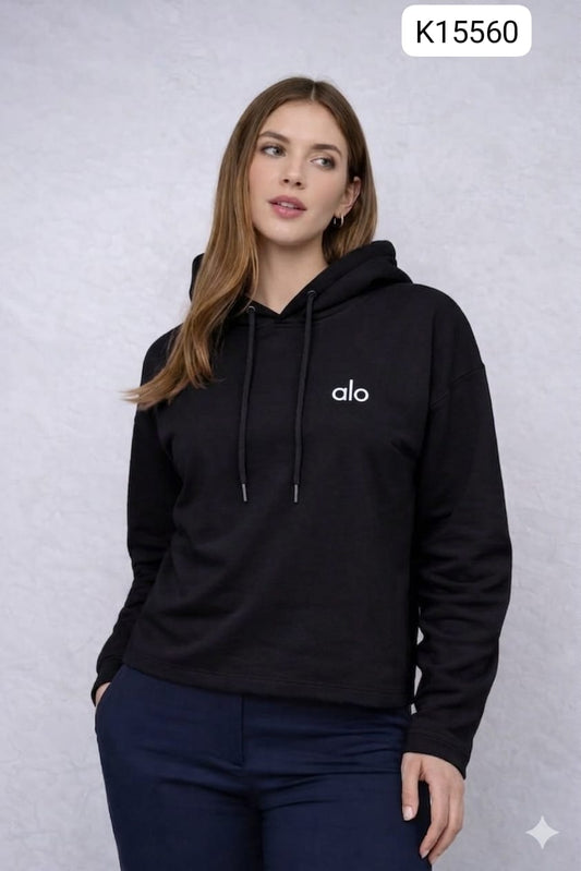 Polera Alo Mujer con Capucha