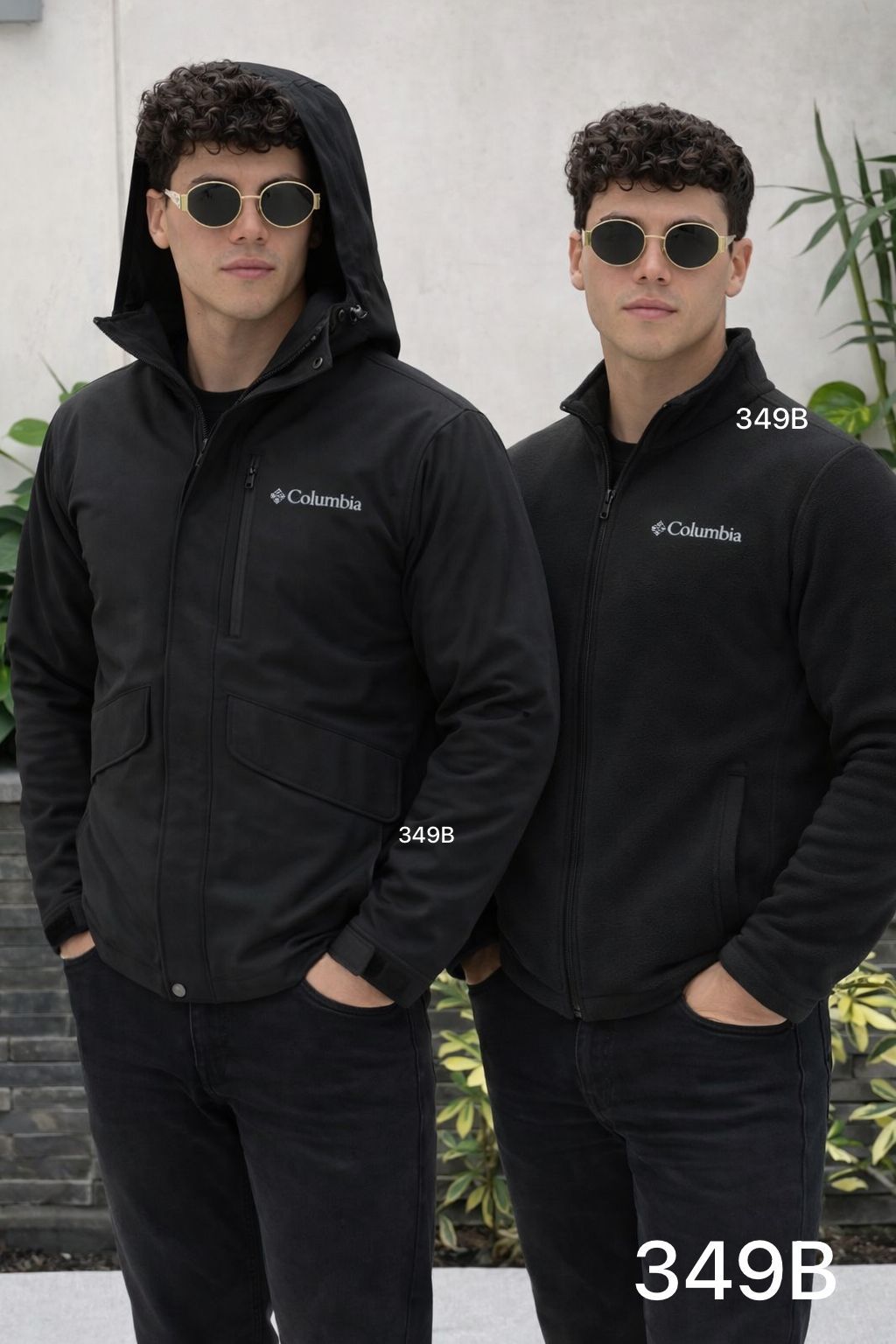 Cortaviento COL Hombre 2 en 1 Negro