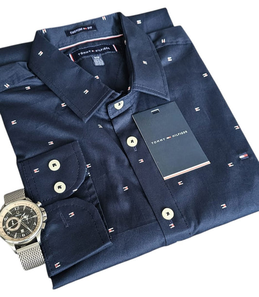 Camisa TH Hombre Manga Larga